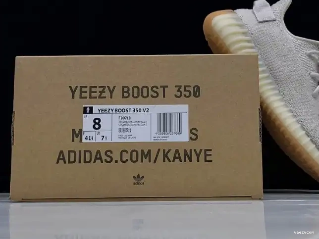 Adidas 350 Boost V2 Yeezy F99710 Sesame 0608